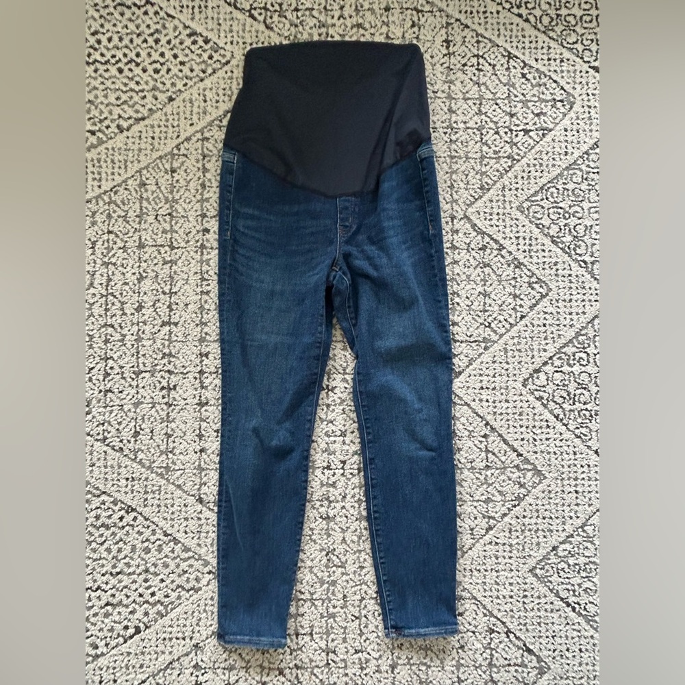 J. Crew Maternity Blue Jeggings with Stretchy Fit